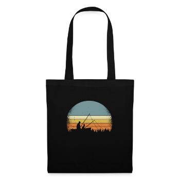 Pêche pêche pêche - Sac en tissu - noir - Devant