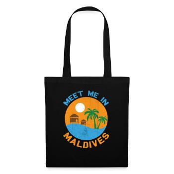 Maldives Holiday Maldives Palm Diving - Tote Bag - black - Front
