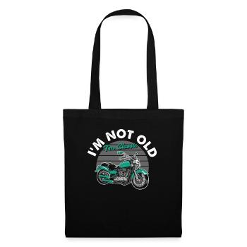 i m not old i m classic - Sac en tissu - noir - Devant