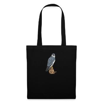 Peregrine Falcon I Bird of Prey Falcon Pickling Motif for - Tote Bag - black - Front