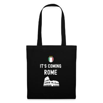 it's coming rome coloseum football europe - Tote Bag - black - Front