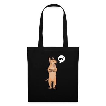 Stuer Carolina Dog Chien - Sac en tissu - noir - Devant