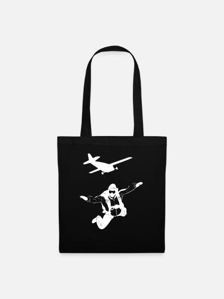 glider parachute drone - Stoffbeutel - Schwarz
