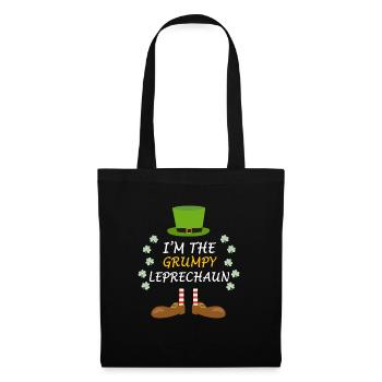 Grumpy St Patrick's Day Ireland Oufit Gift - Tote Bag - black - Front