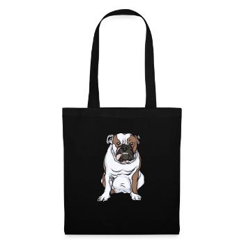 Deutsch Bulldog | Old English Bulldog - Tote Bag - black - Front