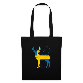 Suède - Sac en tissu - noir - Devant
