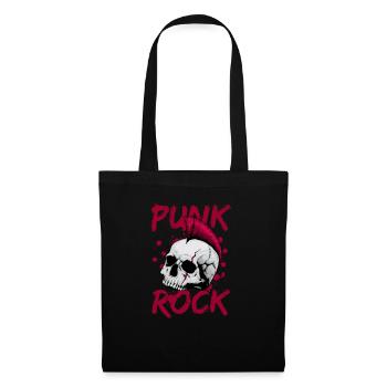Punk Rock - Stoffbeutel - Schwarz - Vorne