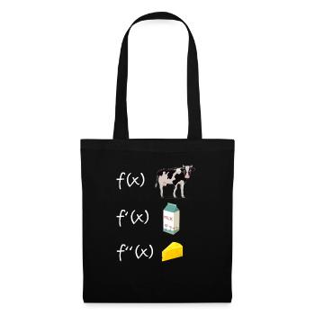 Derivative Function Mathematics Teacher Derivation - Tote Bag - black - Front