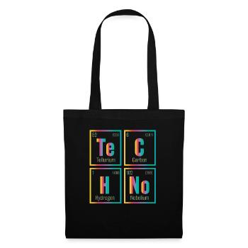 Techno Element House Music - Tote Bag - black - Front
