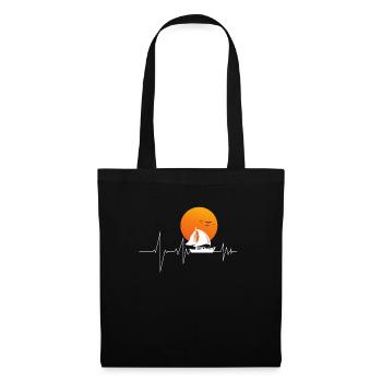 Sailing Herschlag sailboat sailing ship sailors - Tote Bag - black - Front