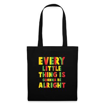 Reggae - Sac en tissu - noir - Devant