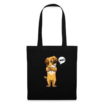 Stubborn Tibetan Spaniel Dog Tibetan Spaniel - Tote Bag - black - Front