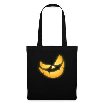 Pumpkin Face Costume for Men Women Halloween - Tote Bag - black - Front