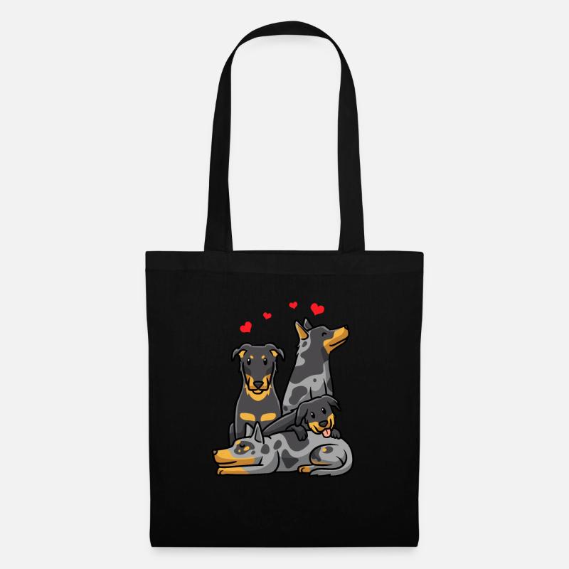 Beauceron Hunde Berger de Beauce Hundebesitzer - Stoffbeutel - Schwarz