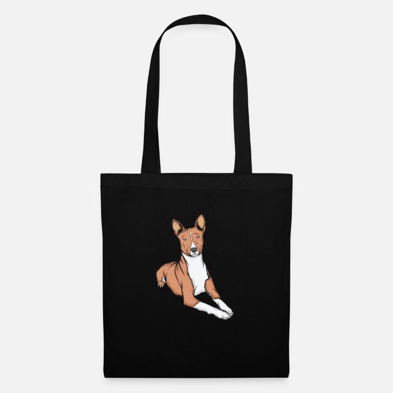 Basenji - Stoffbeutel - Schwarz