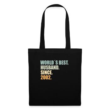 Best husband since 2002 19th wedding anniversary - Tote Bag - black - Front