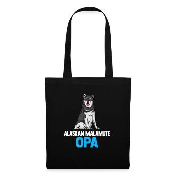 Alaskan Malamute - Sac en tissu - noir - Devant
