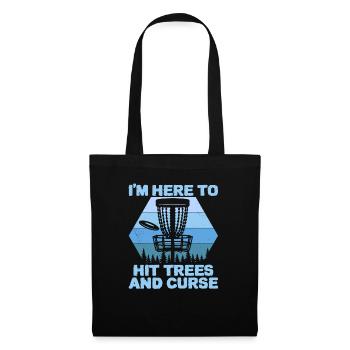 Disques de golf de golf Frisbee Frolf Discgolf - Sac en tissu - noir - Devant