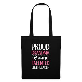 Cheerleading saying for your cheerleading grandma - Tote Bag - black - Front