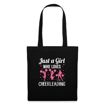 Cheerleader design for a cheerleader - Tote Bag - black - Front