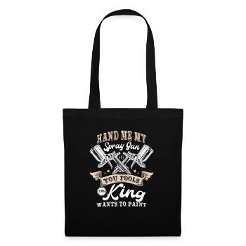Car Painting Funny - Tote Bag - black - Front
