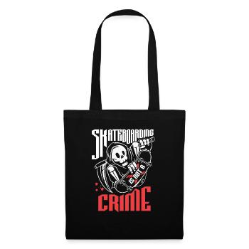 Planche à roulettes - Sac en tissu - noir - Devant