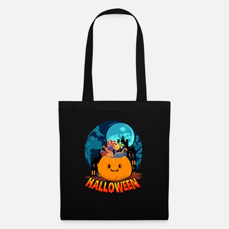Halloween - Stoffbeutel - Schwarz