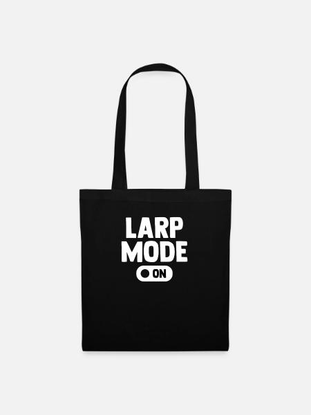 Larp-Modus - Stoffbeutel - Schwarz