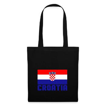 Croatia - Tote Bag - black - Front