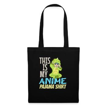 Anime - Stoffbeutel - Schwarz - Vorne