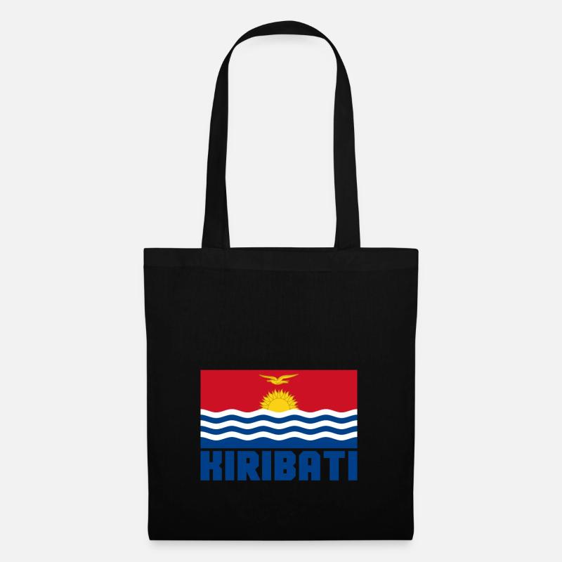 Kiribati - Stoffbeutel - Schwarz