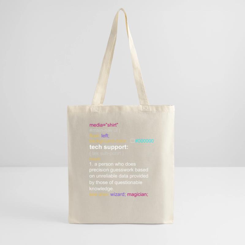 Tech support html coding gift coder Sac en tissu