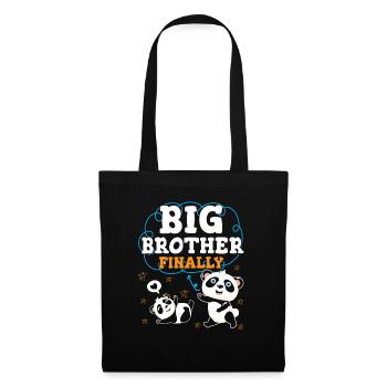 Finally Big Brother Big Bro - Tote Bag - black - Front