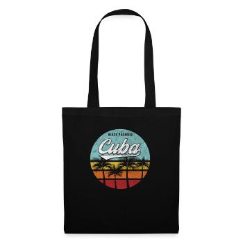 Cuba Havanna - Stoffbeutel - Schwarz - Vorne