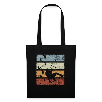 Vintage Kitesurfer - Sac en tissu - noir - Devant