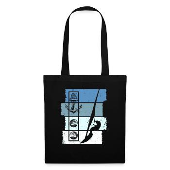 Windsurfing Retro - Tote Bag - black - Front