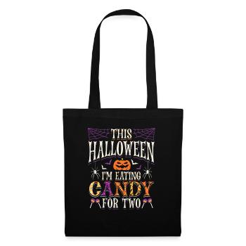 Halloween Enceinte - Sac en tissu - noir - Devant