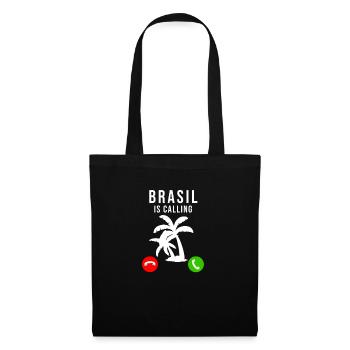 Brasilien - Stoffbeutel - Schwarz - Vorne