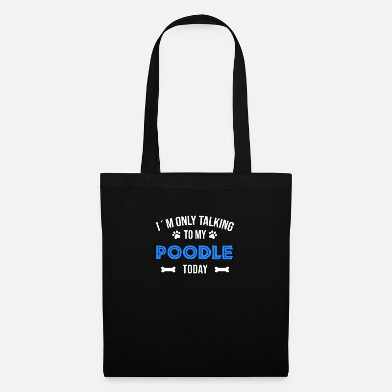 Poodle - Tote Bag - black