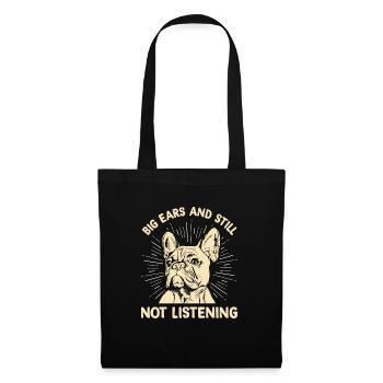 Big ears and still don't hear design for - Tote Bag - black - Front