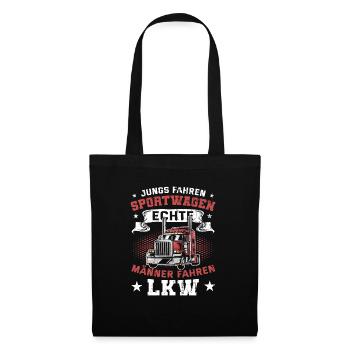 Chauffeur de camion - Real Men Drive Truck - Sac en tissu - noir - Devant