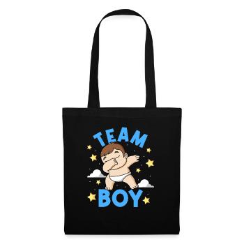 Team Boy Gender Reveal - Tote Bag - black - Front
