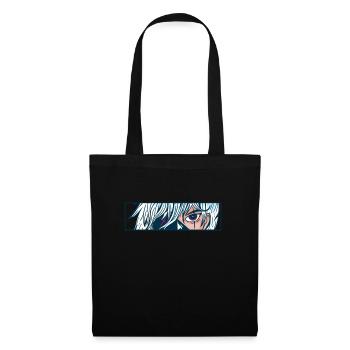 Anime Eyes Cartoon Comic Face Look - Sac en tissu - noir - Devant