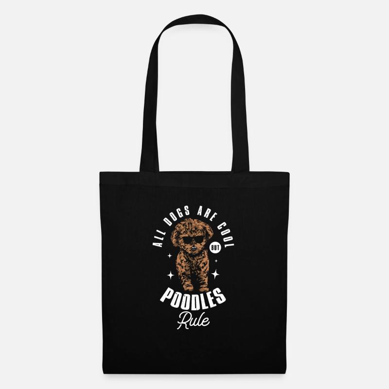 Poodle Design for a Poodle Lovers - Tote Bag - black