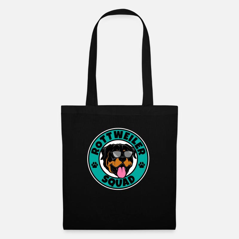 Rottweiler Squad I Dog Lover I Rottweiler - Stoffbeutel - Schwarz