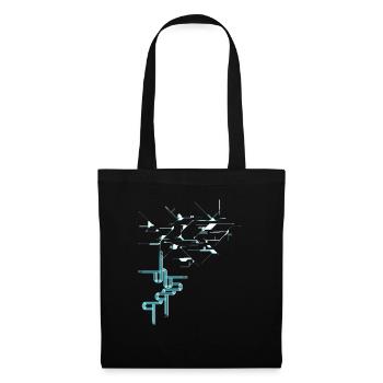 Musique Techno Raver - Sac en tissu - noir - Devant