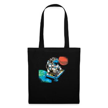 Techno Astronaute Musique Raver - Sac en tissu - noir - Devant
