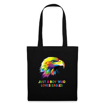 just a boy who loves eagles bird eagle - Tote Bag - black - Front