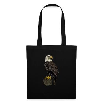 just a girl who loves eagles bird eagle - Tote Bag - black - Front