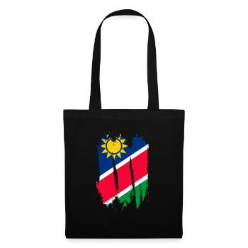 Namibia - Stoffbeutel - Schwarz - Vorne
